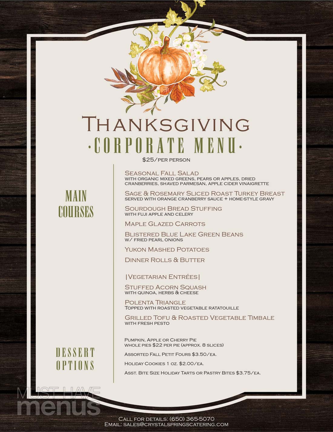 Corporate-Thanksgiving-Menu