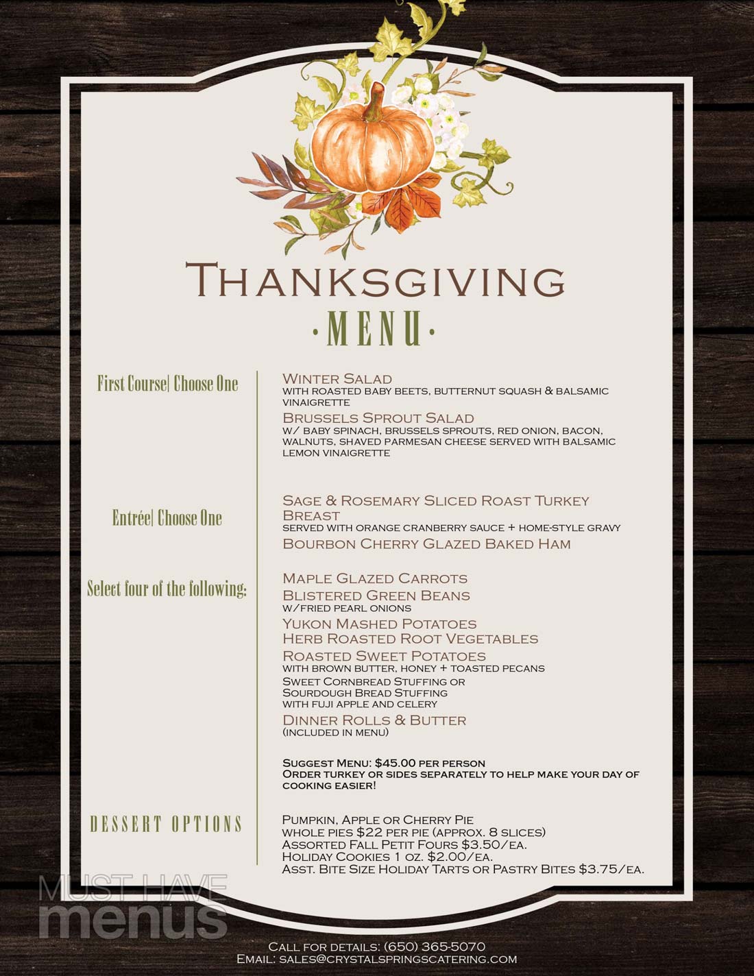 Private-Thanksgiving-Menu